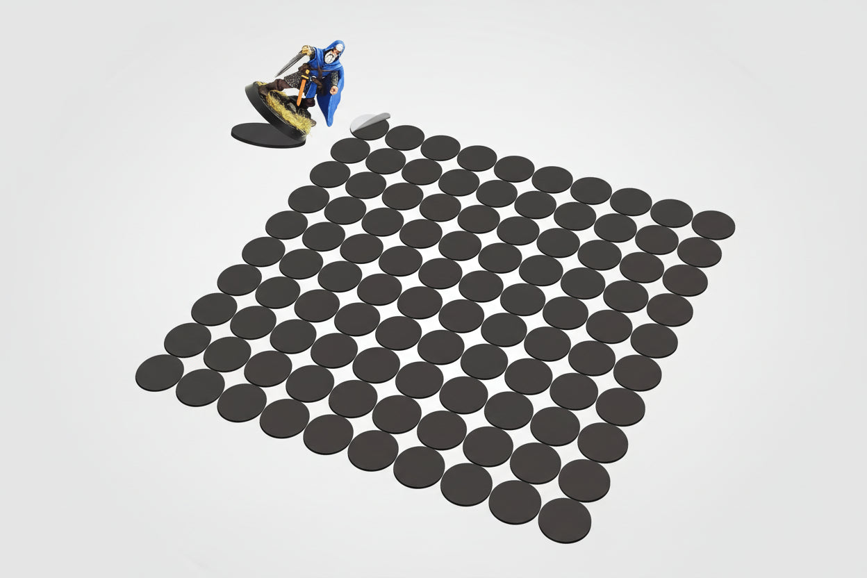 100 pcs Magnetic 25mm Bases